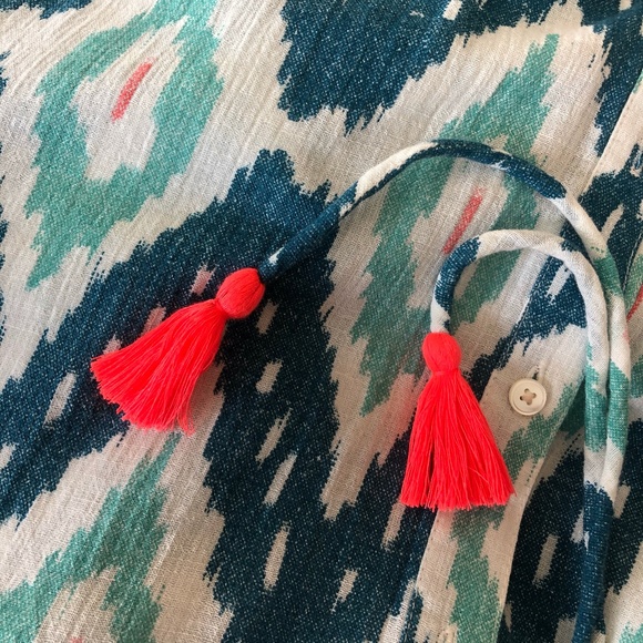 J. Crew Colorful Ikat Romper - Picture 3 of 3